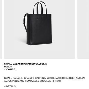 Celine Small Cabas tote crossbody